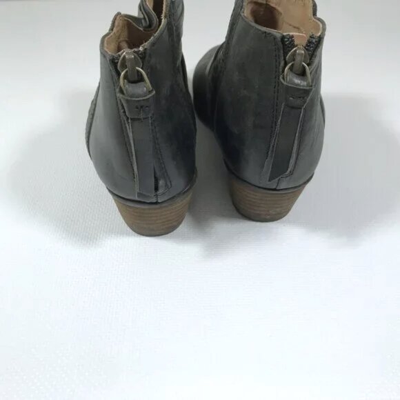 Clarks Leather Ankle Boots Black Size 5 - Picture 6 of 10